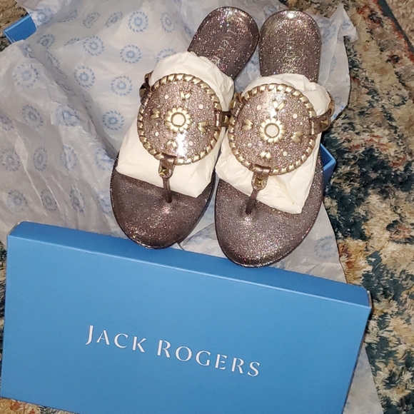 Jack Rogers Shoes - Jack Rogers  Sparkle Georgica Jelly NWT